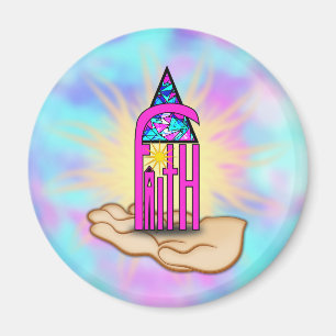Faith ~ Steeple Magnet