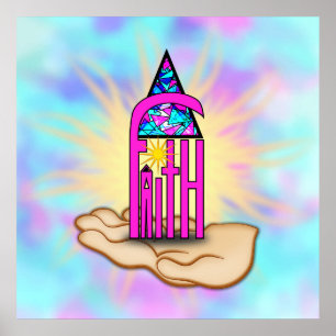 Faith ~ Steeple Poster