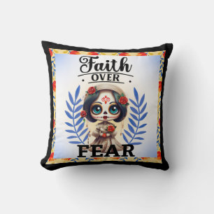 Faith Sugar Skull Kissen