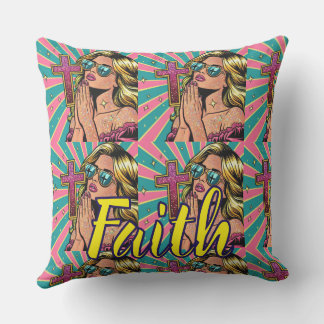 Faith Throw Pillow Kissen