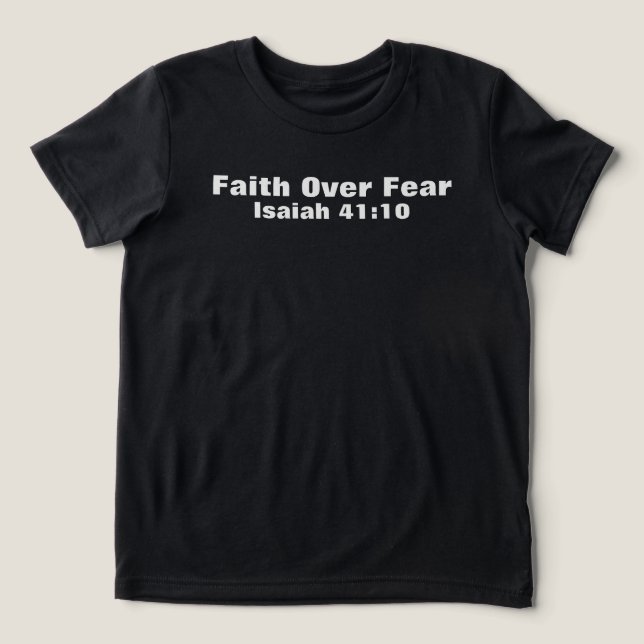 Faith Tri-Blend Shirt (Design Vorderseite)