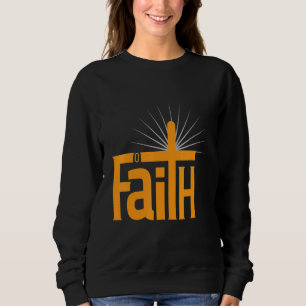 Faith Trust Cross Bible Verse Christlich 1 Sweatshirt