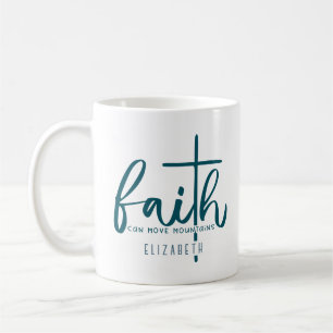 Faith Typografy Personalisiert Coffee/Tee/Kakao-Ta Kaffeetasse