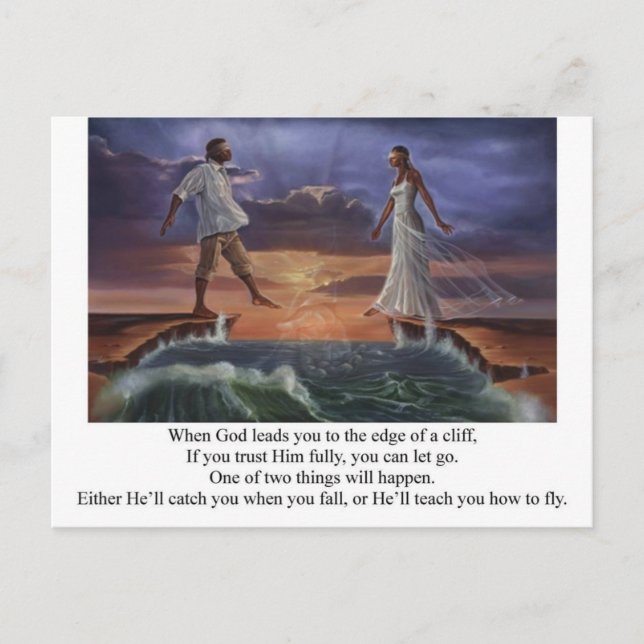 Faith Walk Postkarte (Vorderseite)