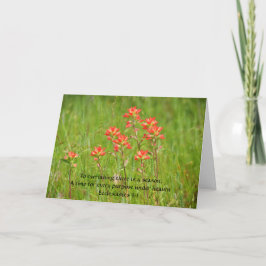 Faith Wildblumen Liebe Prayers Card Karte