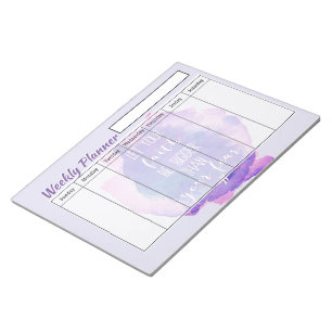 Faith Wochenzeitplanblätter Notizblock