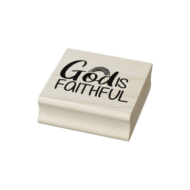 Faithful Gospel Graphics Faith Art Christliche Fan Gummistempel (Stempel)