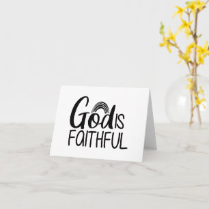 Faithful Gospel Graphics Faith Art Christliche Fan Karte