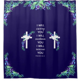 Faithful Journey Shower Curtain Duschvorhang