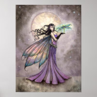 Faiy and Dragonfly Fantasy Art