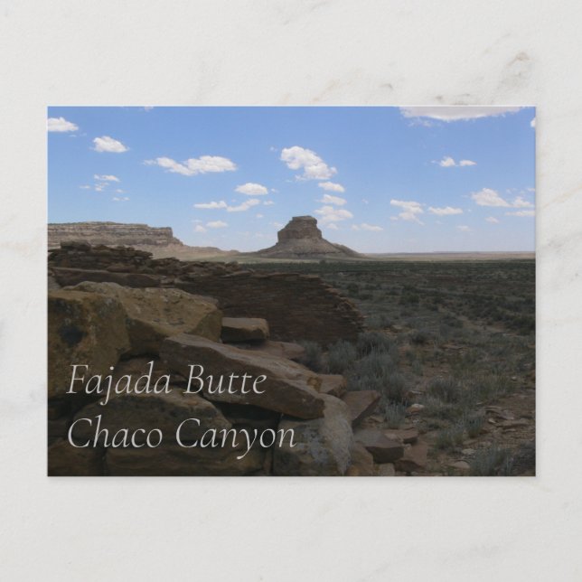 Fajada Butte Chaco Canyon Postcard Postkarte (Vorderseite)
