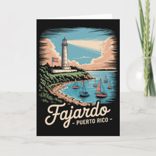 Fajardo Puerto Rico Souvenir Karte