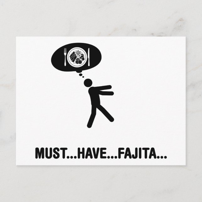 Fajita Lover Postkarte (Vorderseite)