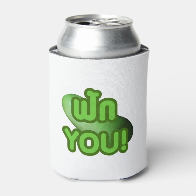 FAK DICH! ... Grüner Squash (Winter Melon) Dosenkühler (Kanne Vorderseite)