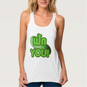 FAK DICH! ... Grüner Squash (Winter Melon) Tank Top