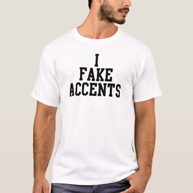 Fake-Akzente T-Shirt (Vorderseite)