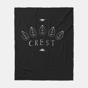 (Fake Band) Cottagecore Klassiker Fleecedecke