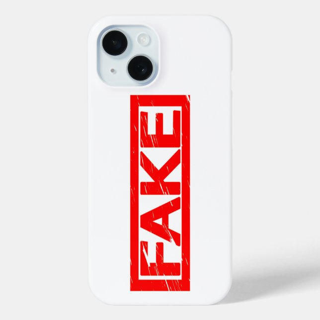 Fake Briefmarke Case-Mate iPhone Hülle (Rückseite)