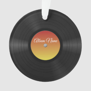 Fake Custom Vinyl Record Weihnachtsalbum Ornament