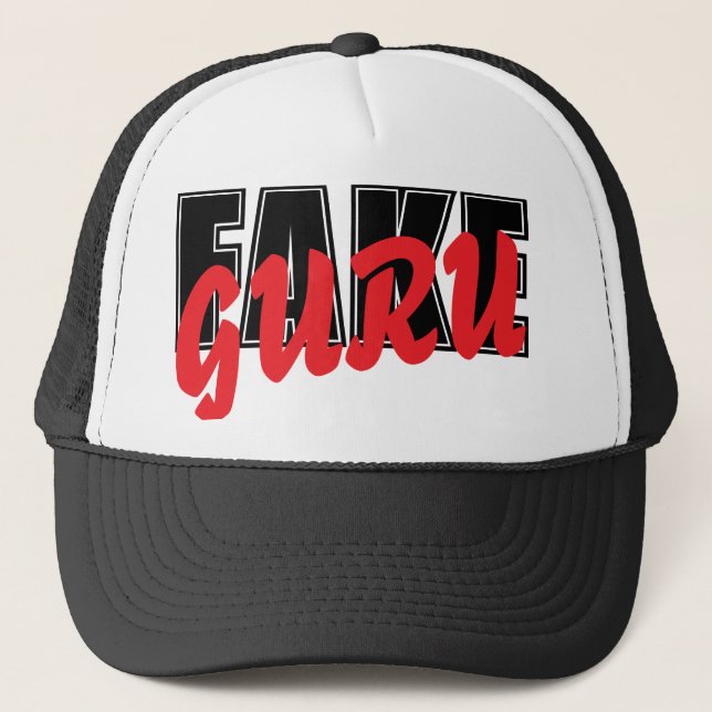 Fake Guru Truckerkappe (Vorderseite)