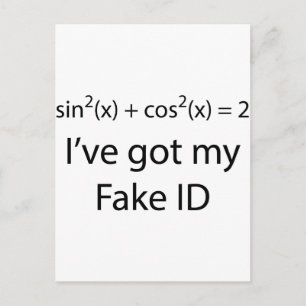 Fake-ID Postkarte