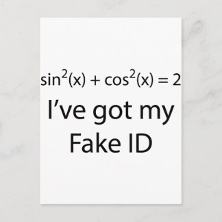 Fake-ID Postkarte