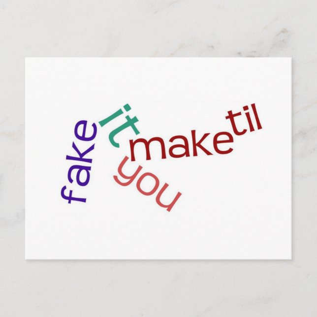 Fake IT Postkarte (Vorderseite)