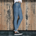 Fake Jeans Leggings<br><div class="desc">Denn wenn du will, Jeans zu tragen, aber nicht will, wirklich Jeans zu tragen.</div>
