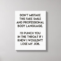 Fake lächeln - Funny, sarkastisch zitiert