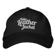 Fake-lederne Jacke - Hut