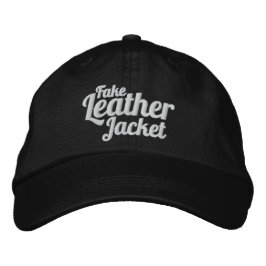 Fake-lederne Jacke - Hut