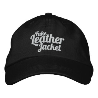 Fake-lederne Jacke - Hut