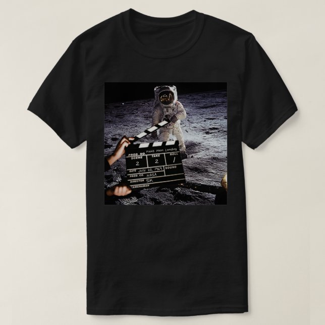 Fake Moon Landing T-Shirt (Design vorne)