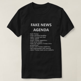 Fake News Agenda Funny Shirt