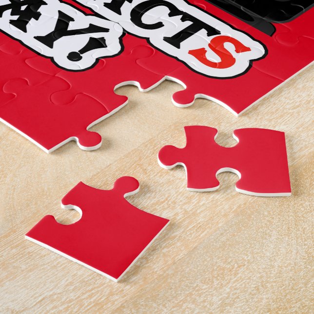 Fake News and Alternative Facts 11x14 Foto Puzzle (Seite)