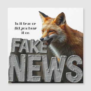 Fake News Fox Kamala Custom Funny Spaß Media Magnetkarte