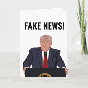 Fake NEWS! FUNNY TRUMP BIRTHDAY CARD Karte