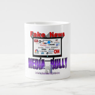 Fake News (Medial Bully) Jumbo-Tasse