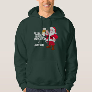 Fake News Pizza Bierliebhaber ho hosanta Weihnacht Hoodie
