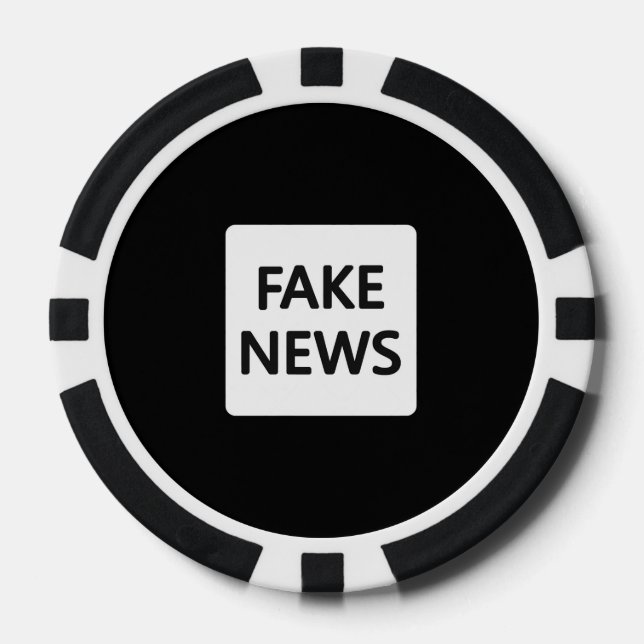 FAKE NEWS POKER CHIPS (Vorderseite)