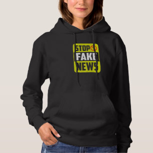 Fake News Pressefreiheit Journalismus Jou Hoodie