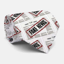 Fake News USA Politics Necktie Krawatte