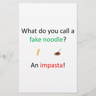 Fake Noodle Joke