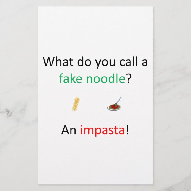 Fake Noodle Joke (Vorderseite)