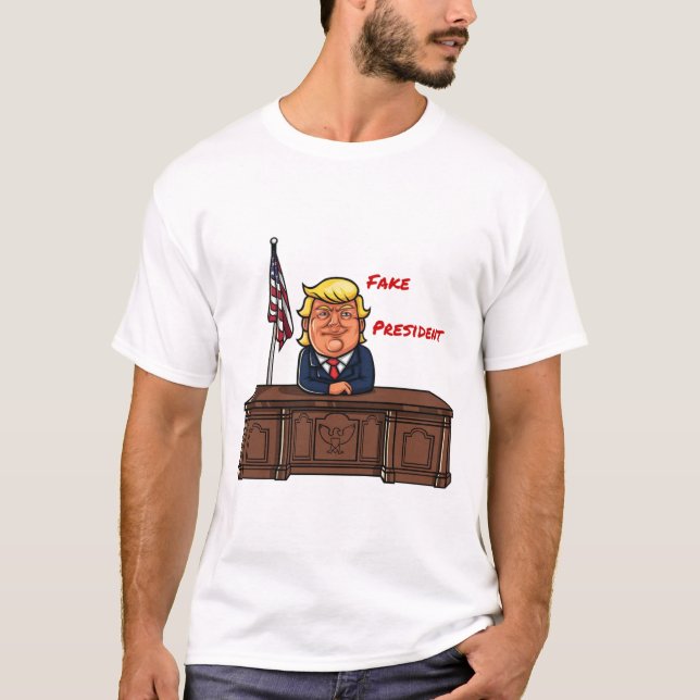 Fake Präsident T-Shirt (Vorderseite)