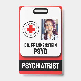 Fake Psychiater für verbrecherisches Abzeichen Ausweis