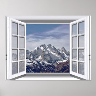 Fake "Schneekoppeln" 3D Poster