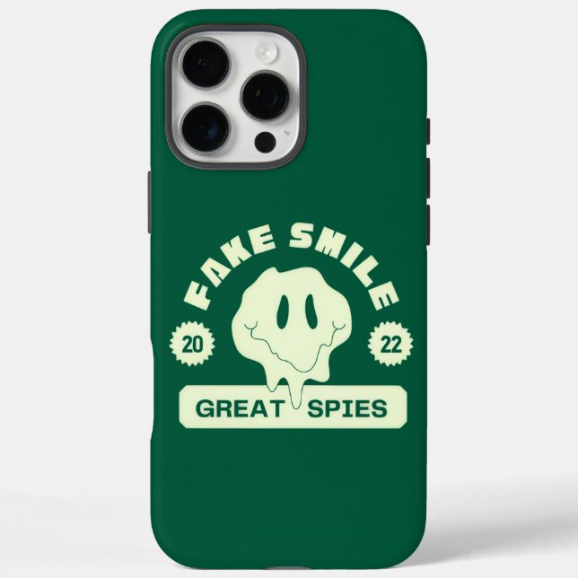 fake smile great spies Hoodie Case-Mate iPhone Hülle (Rückseite)