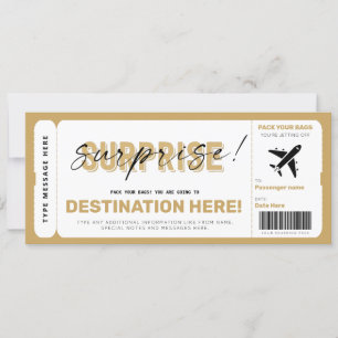 Fake Ticket Boarding Pass