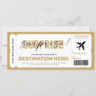 Fake Ticket Boarding Pass